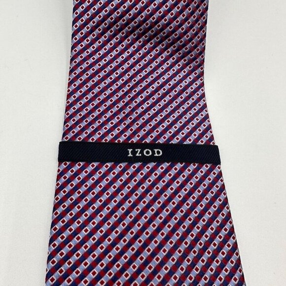 Lot 3 Mens Silk Classic Ties Izod Daniel De Fasson Rooster Blue Red New - Picture 15 of 16